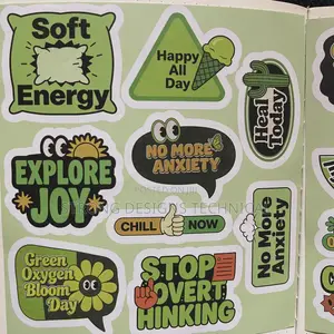 Chill Vibes/ Anti Burn Out Laptop Stickers
