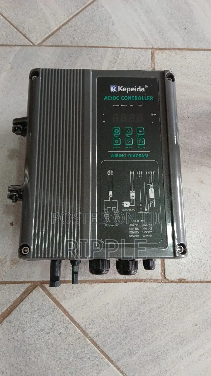 1500W Hybrid Solar Borehole Water Pump – 79m Head | 18,000l/H