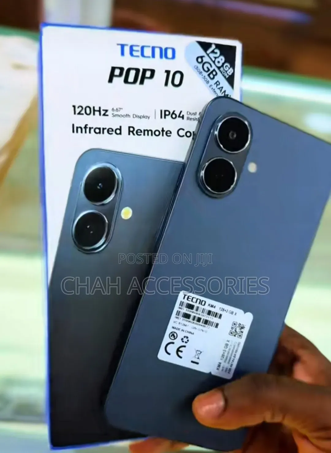 New Tecno Pop 10 128 GB Black