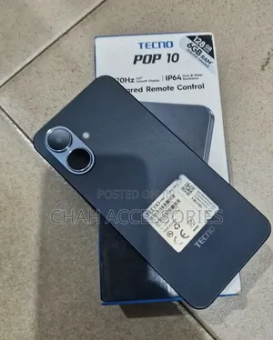 New Tecno Pop 10 128 GB Black