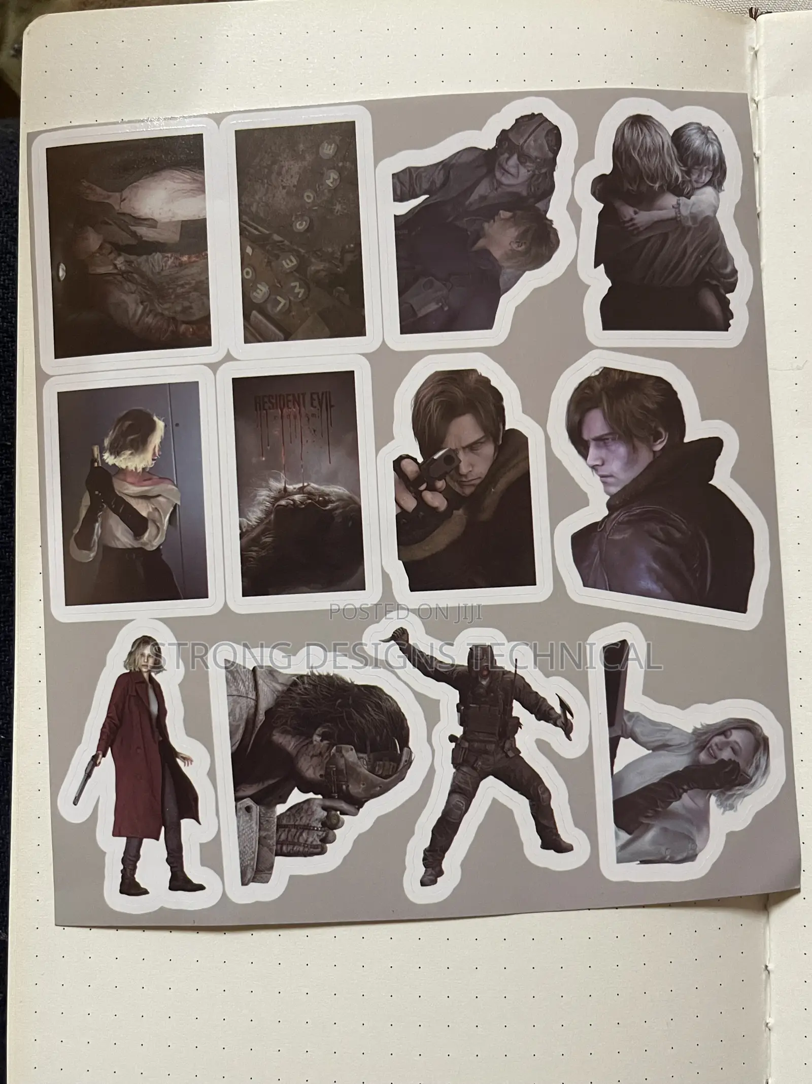 Resident Evil Laptop Stickers.