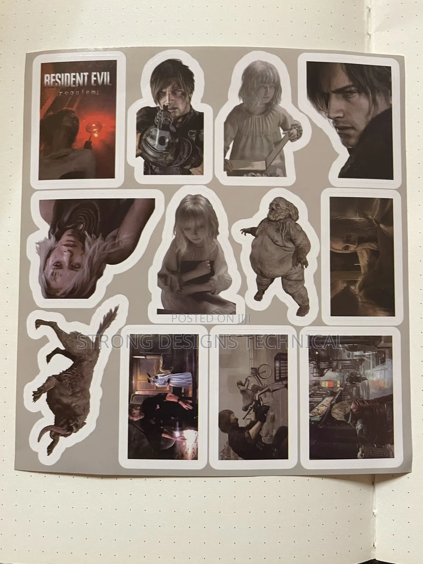 Resident Evil Laptop Stickers.