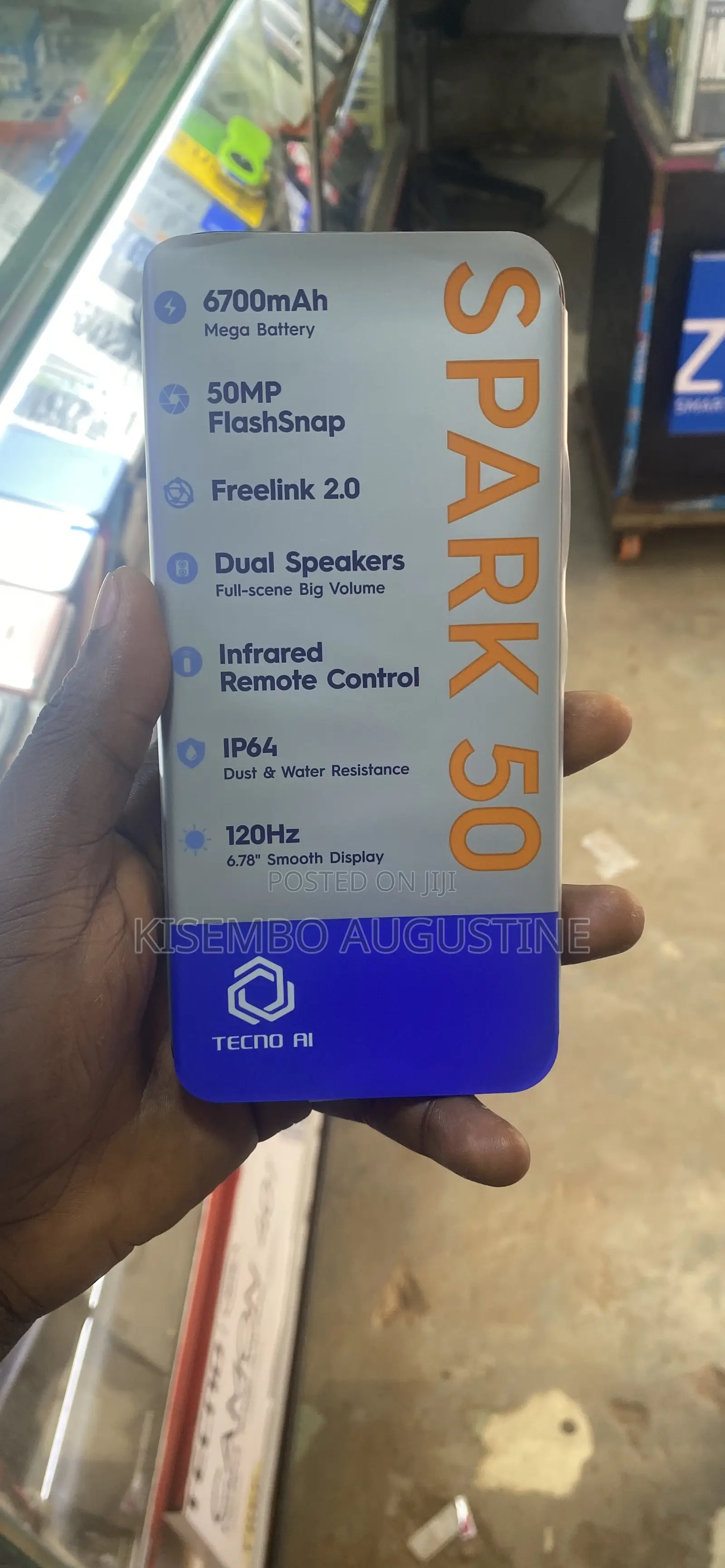 New Tecno Spark 50 128 GB Black