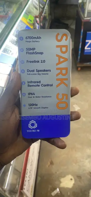 New Tecno Spark 50 128 GB Black