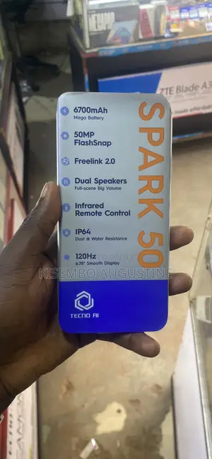 New Tecno Spark 50 128 GB Black
