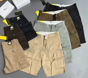 Kaki Short Men’S Cargo Pants