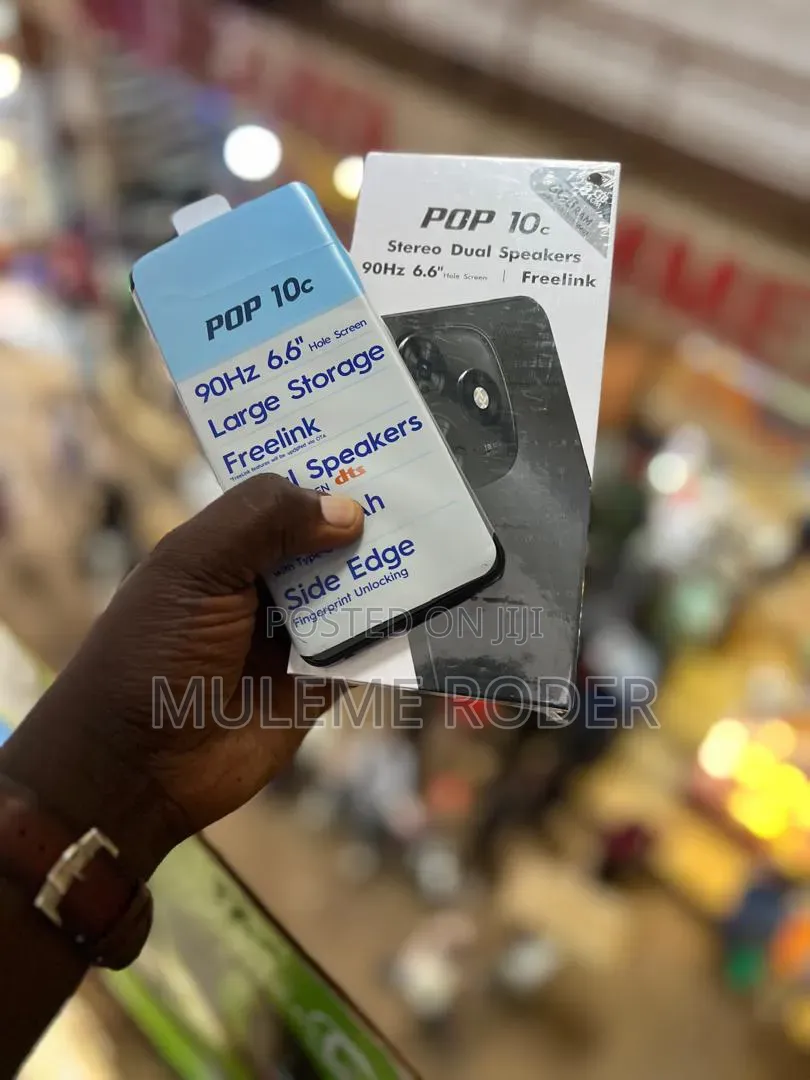 New Tecno Pop 10C 128 GB Black