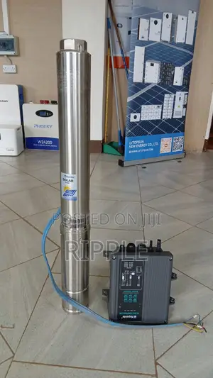 2200W Hybrid Solar Borehole Water Pump – 100m Head | 18,000l/H