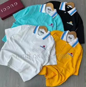 Strips Button Half Tshirts