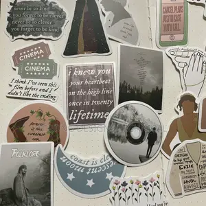 Taylor Swift Folklore-Evermore Inspired Laptop Stickers
