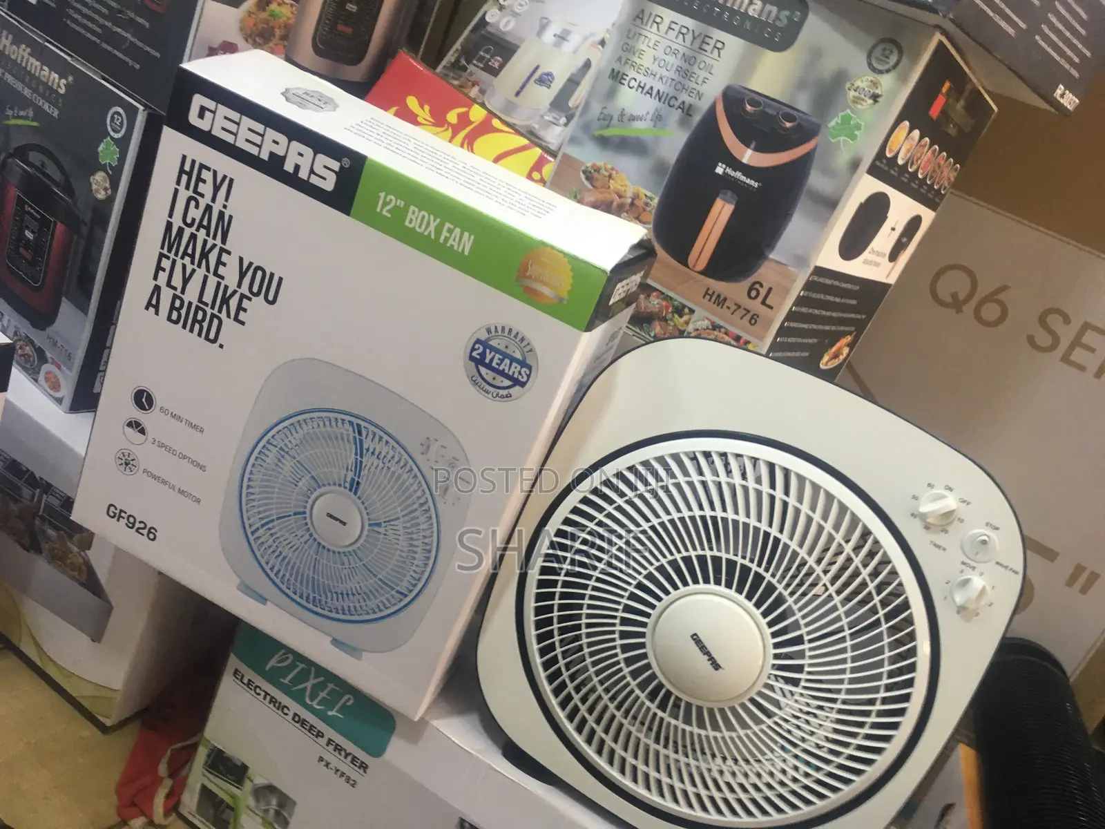 Electric Box Fan