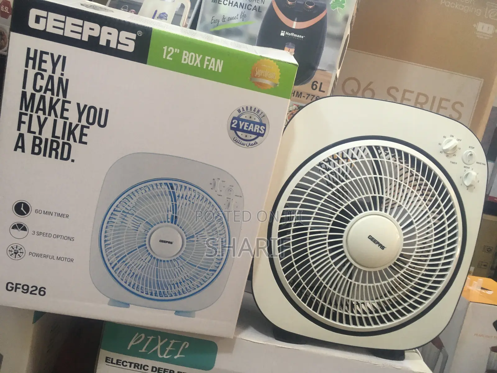 Electric Box Fan