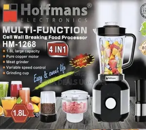 A Carton of 8pcs of Hoffmans HM-1268 Multifunctional 4-in-1 Blender