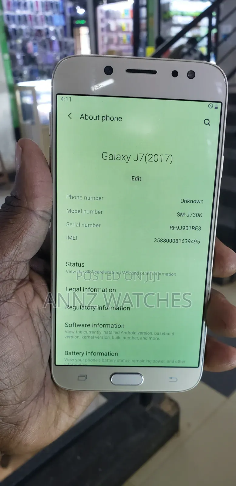 Samsung Galaxy J7 32 GB Silver