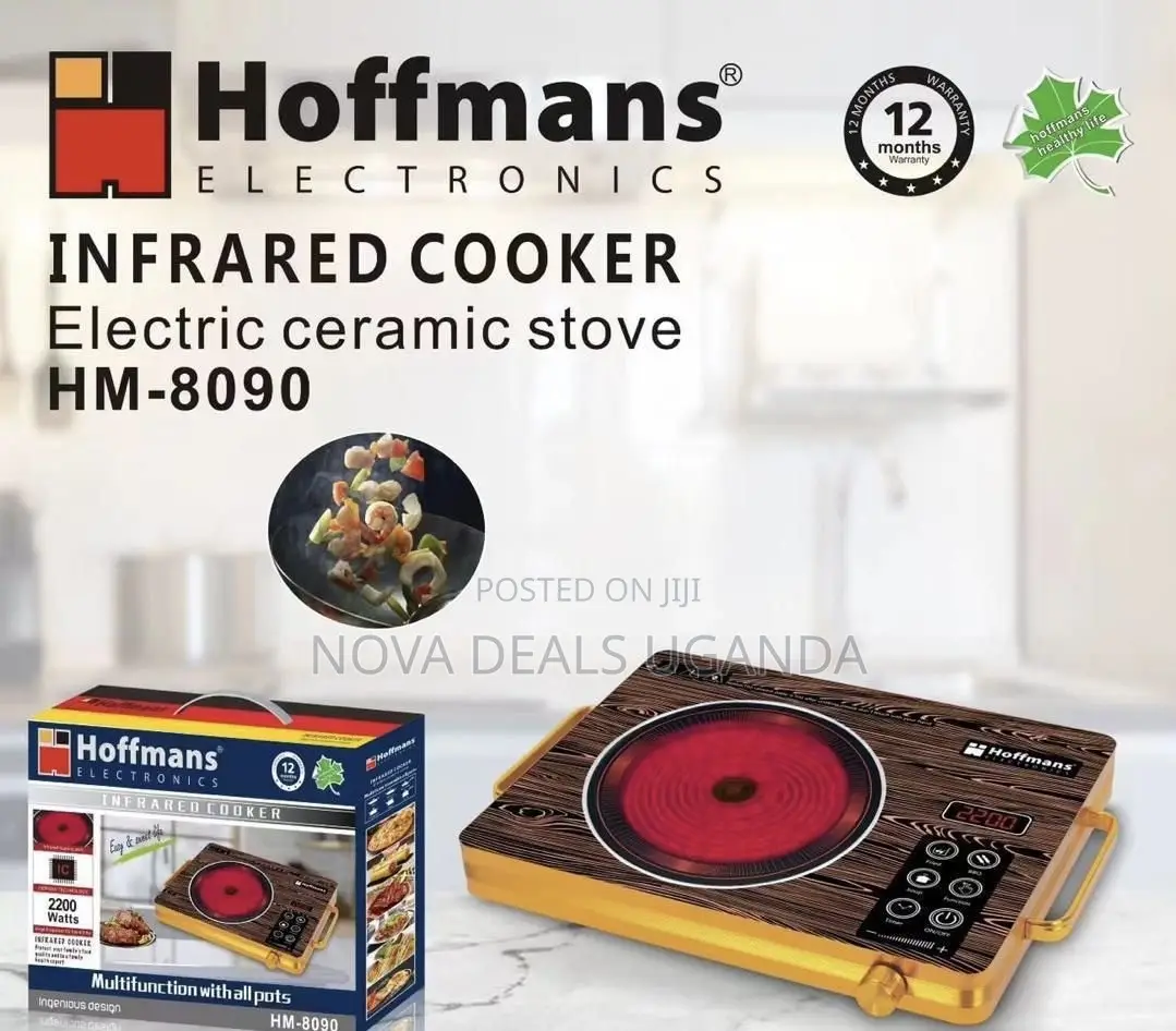 A Box of 8pcs Hoffmans HM-8090 Single Infrared Cooker 2200W