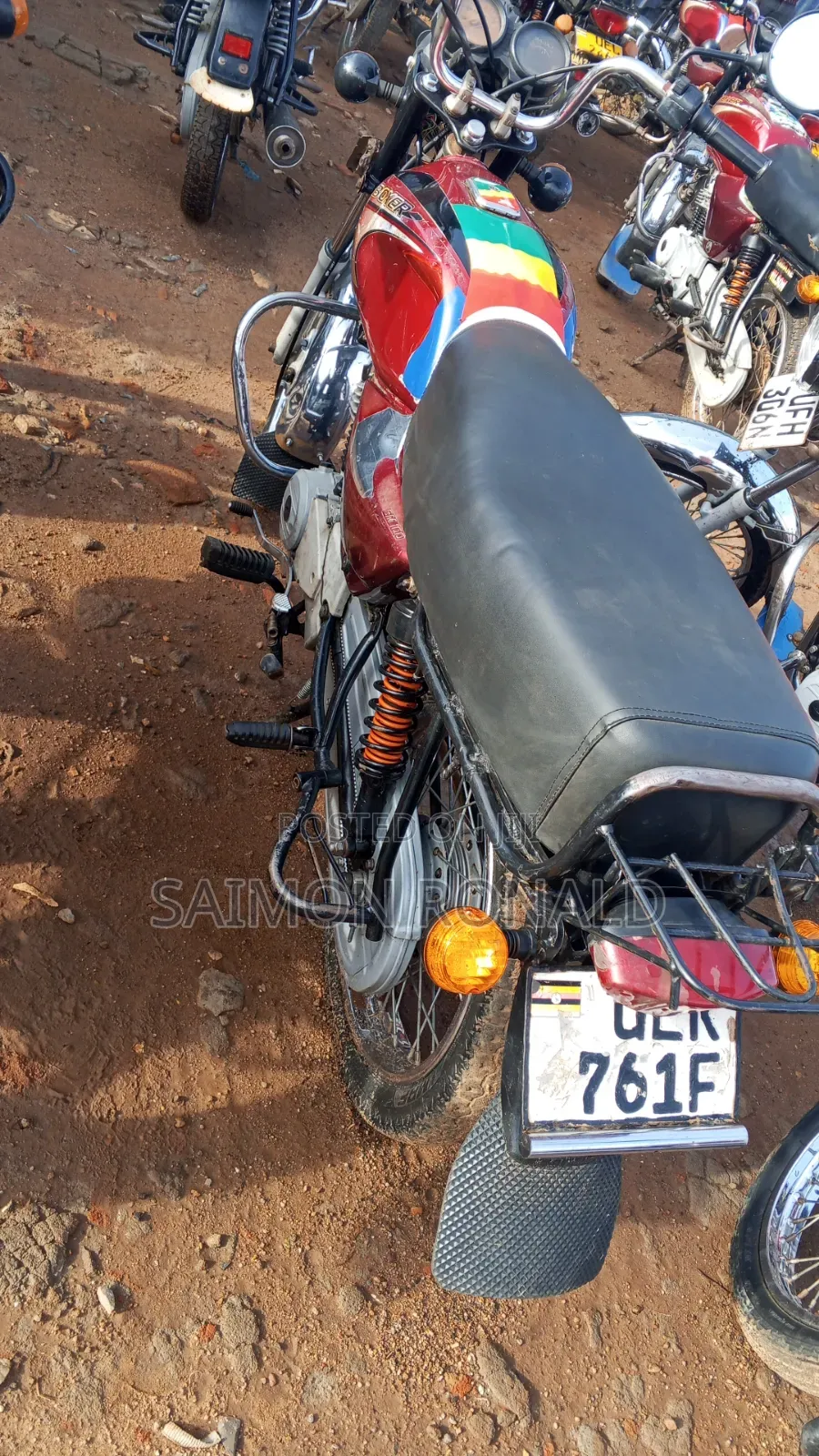 Bajaj Boxer 100 2017 Red