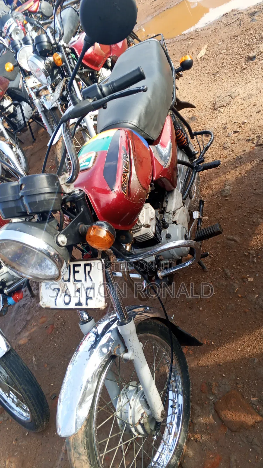 Bajaj Boxer 100 2017 Red