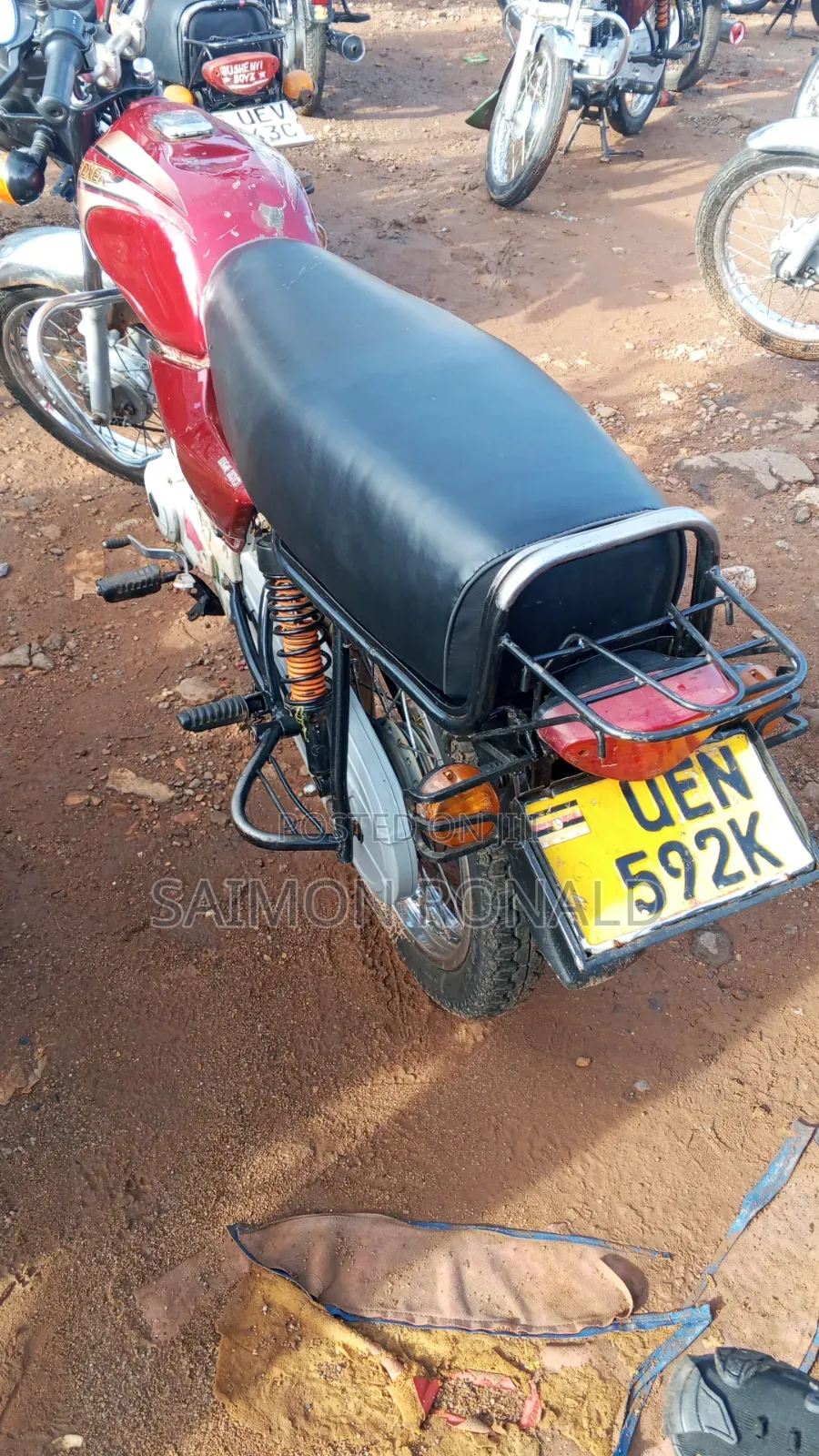 Bajaj Boxer 100 2015 Red