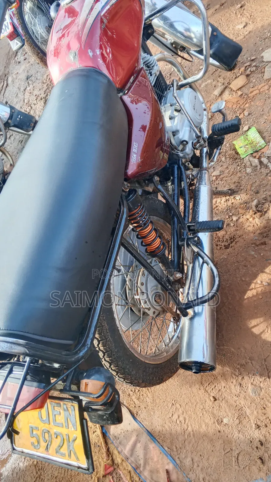 Bajaj Boxer 100 2015 Red