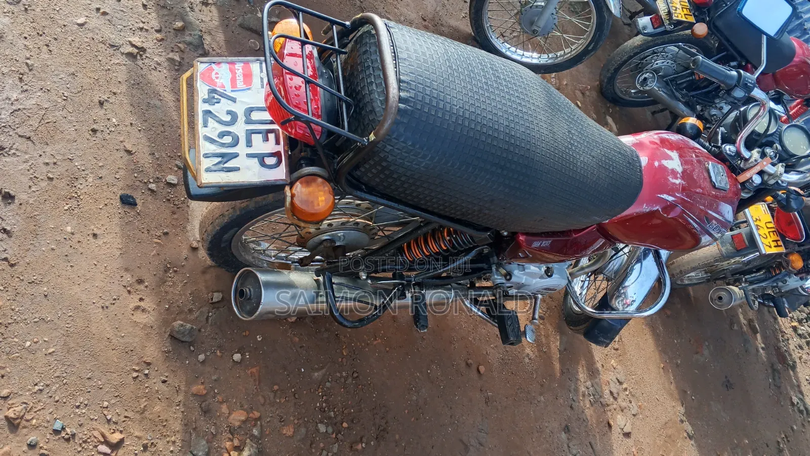 Bajaj Boxer 100 2017 Red