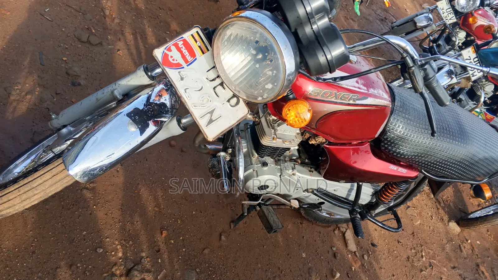 Bajaj Boxer 100 2017 Red