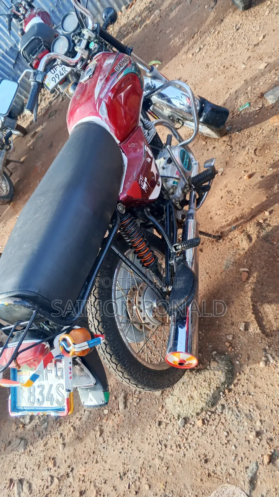 Bajaj Boxer 100 2017 Red