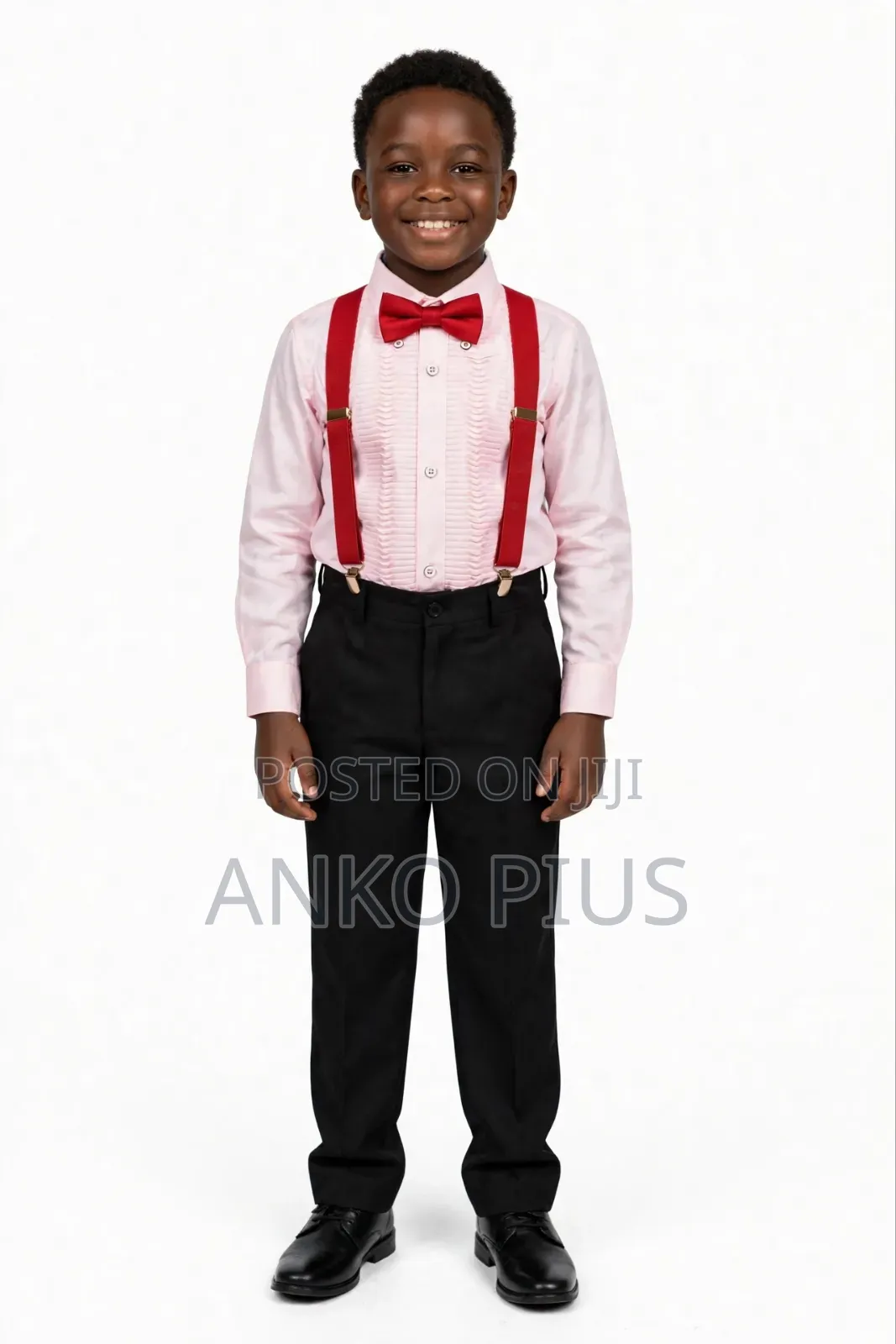 Boys Suspenders Party Outfit