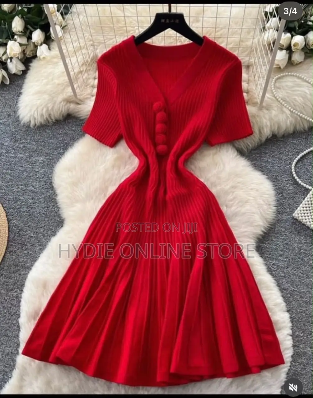 Ladies Armless Short Round Dress