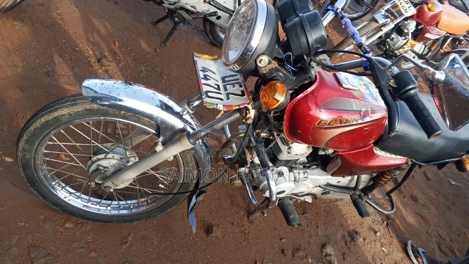 Bajaj Boxer 100 2017 Red
