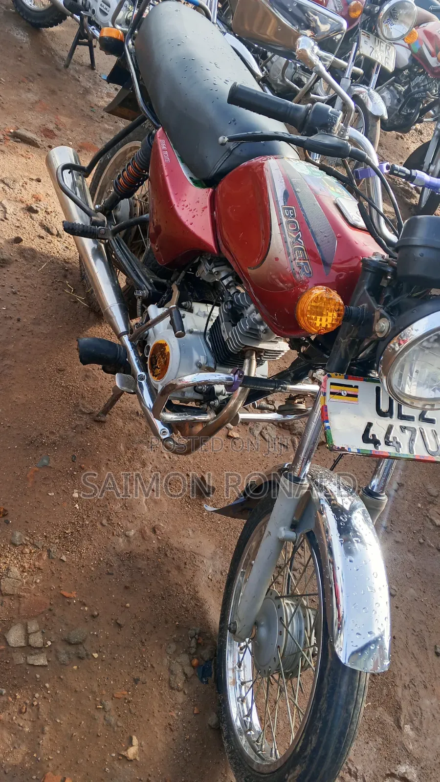 Bajaj Boxer 100 2017 Red