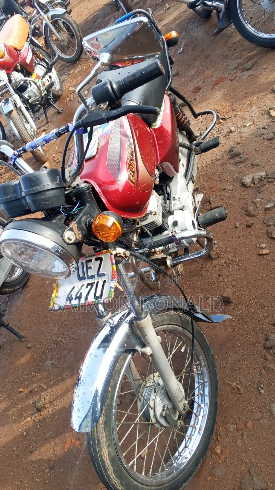 Bajaj Boxer 100 2017 Red