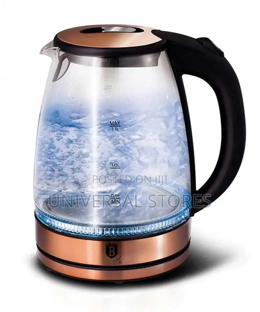 Hoffman.2 Liters Electric Kettle - Transparent