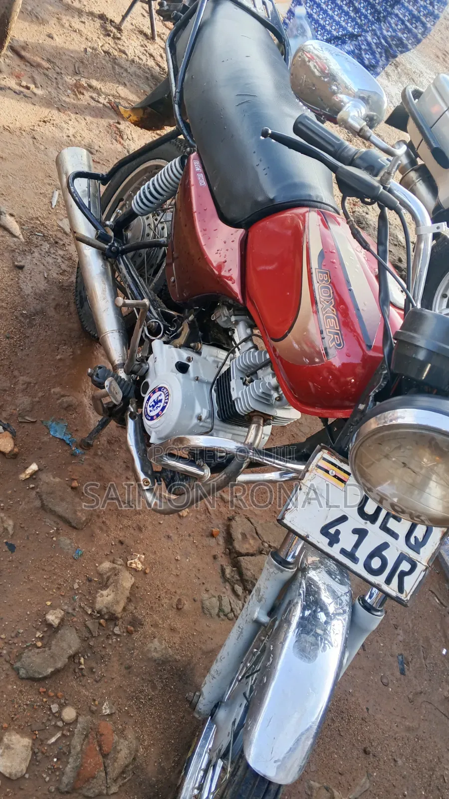Bajaj Boxer 100 2016 Red