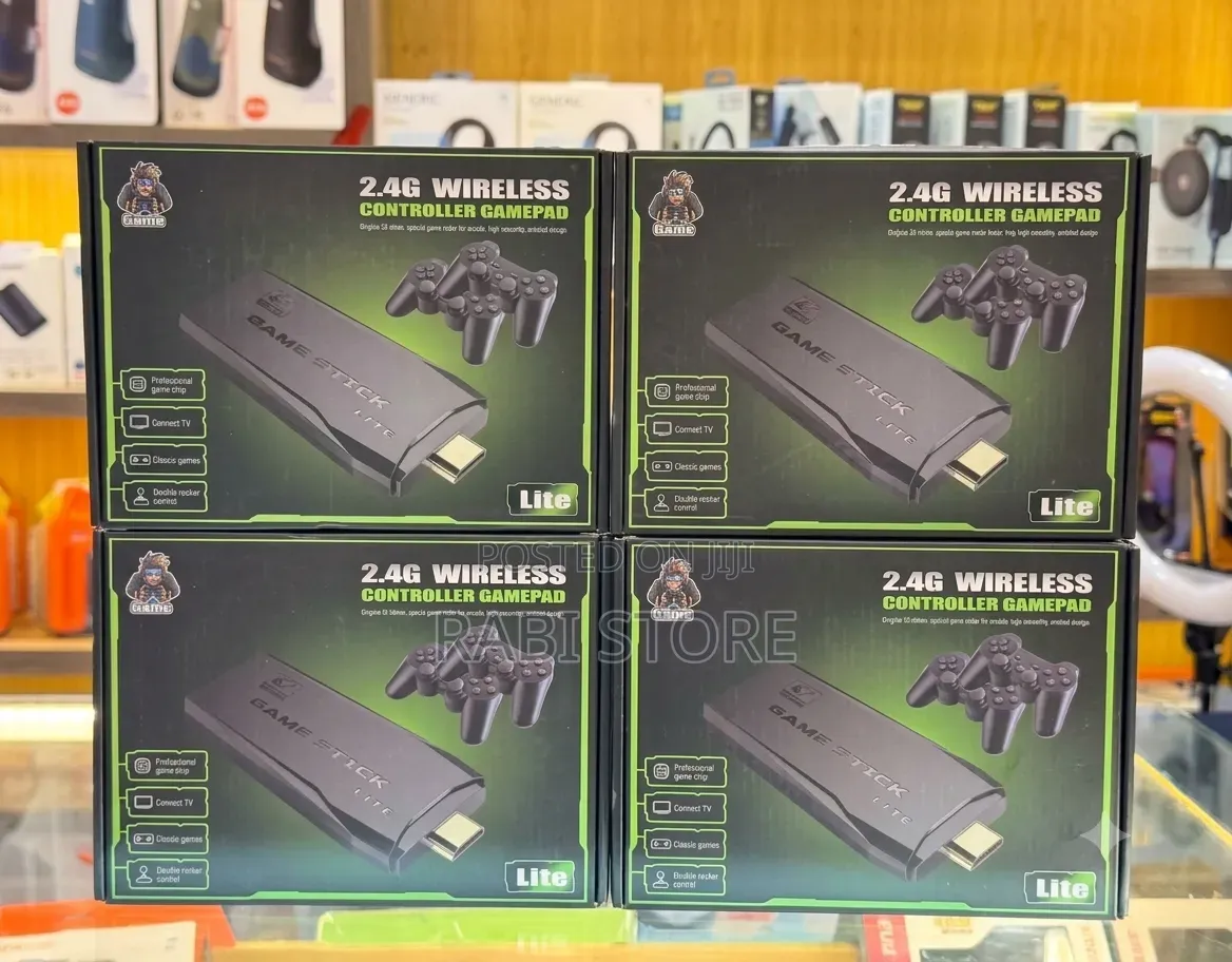 Game TV Stick Lite With 2 Pads With Over 20,000 Retro Games