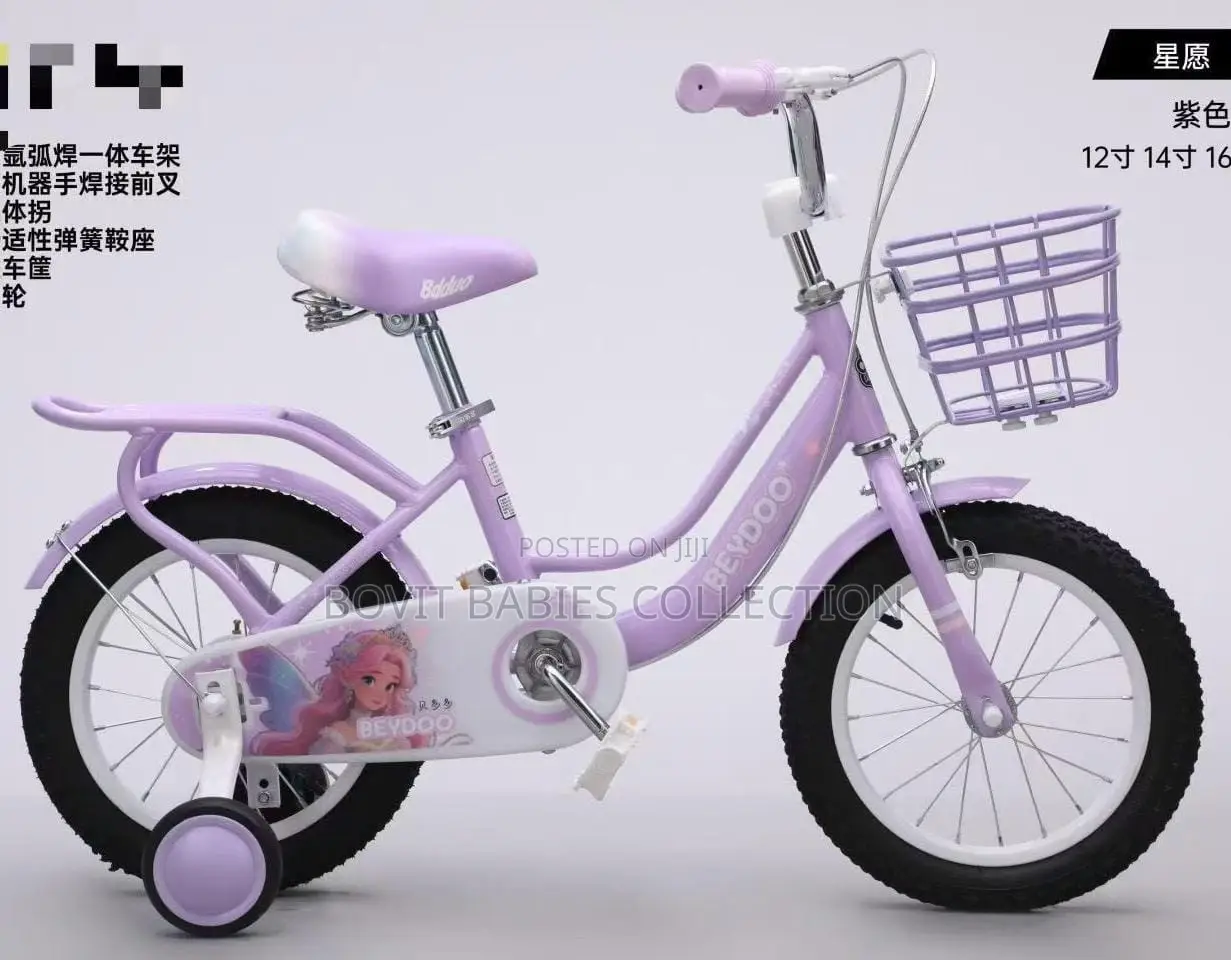 Purple Kids Bicycle 4-8yrs