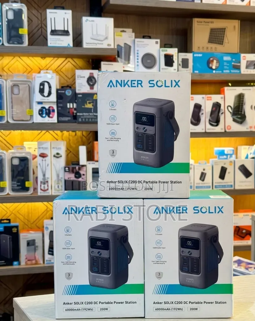 Anker Solix C200 ,Power Station , Power Bank 60,000mah, P