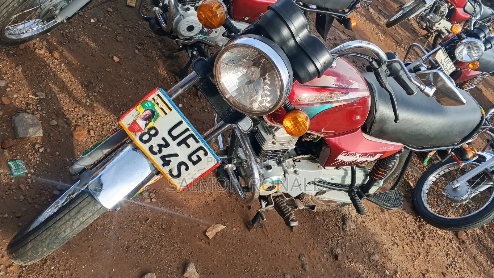 Bajaj Boxer 100 2018 Red