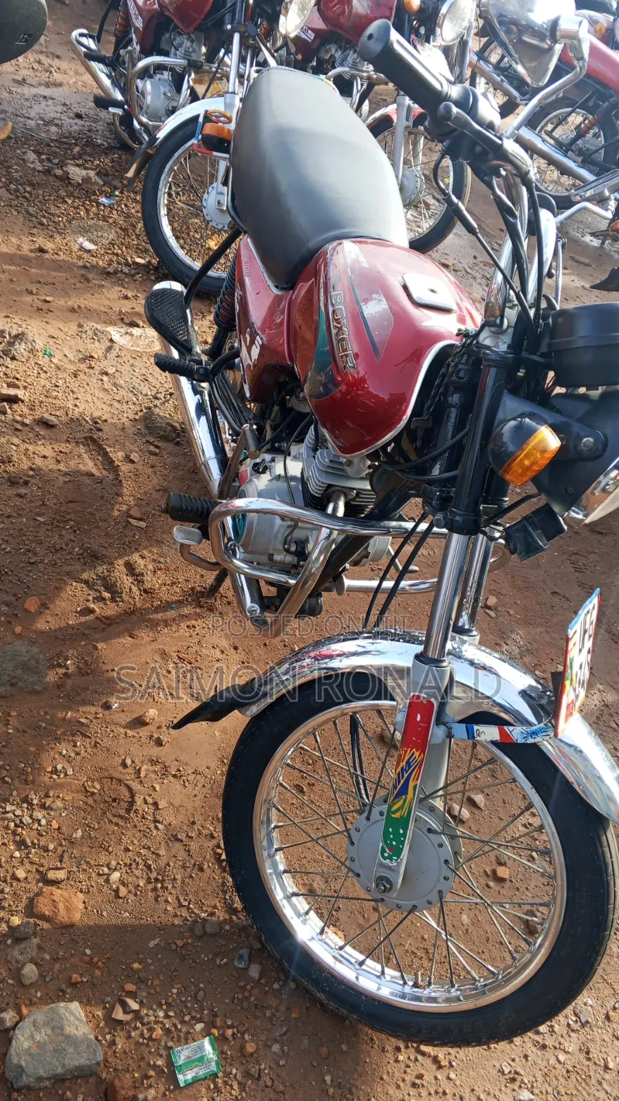 Bajaj Boxer 100 2018 Red