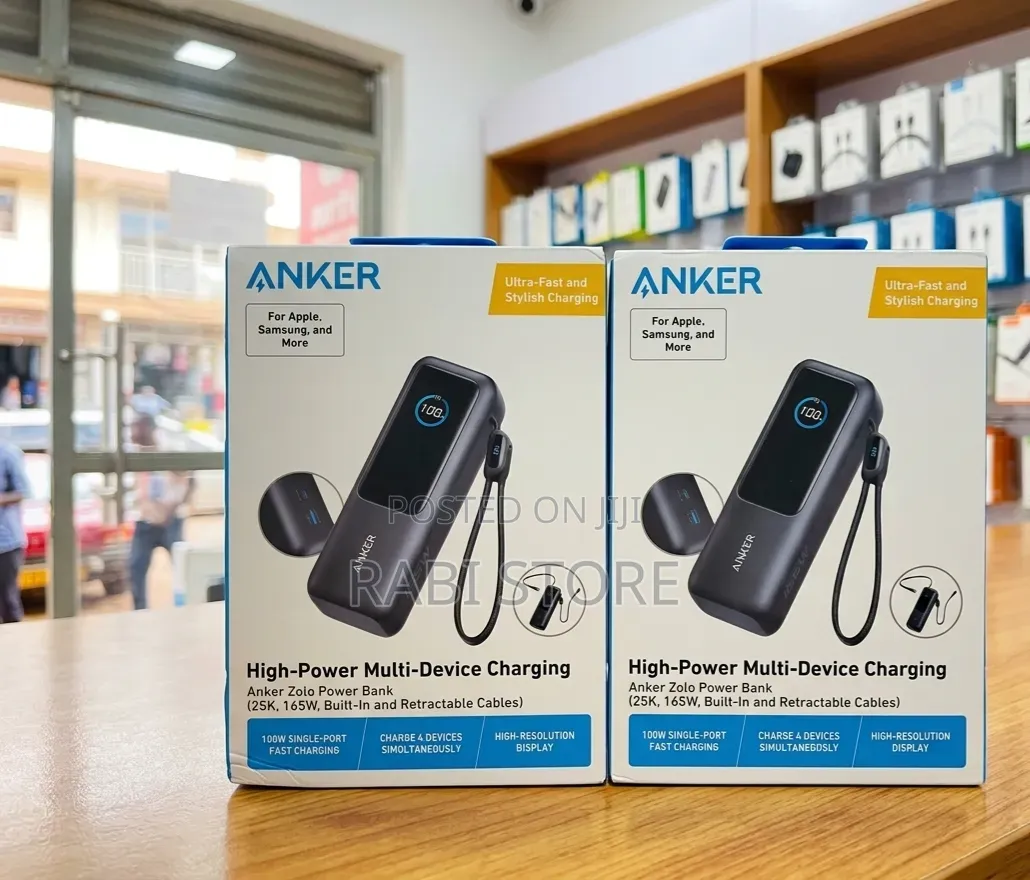 Anker Zolo Power Bank 165W 25000mah, 165W Ultra-Fast Portable Charger