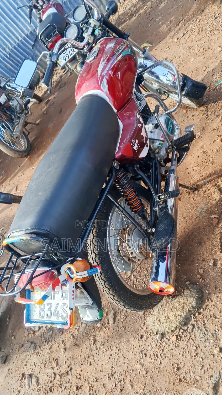 Bajaj Boxer 100 2018 Red