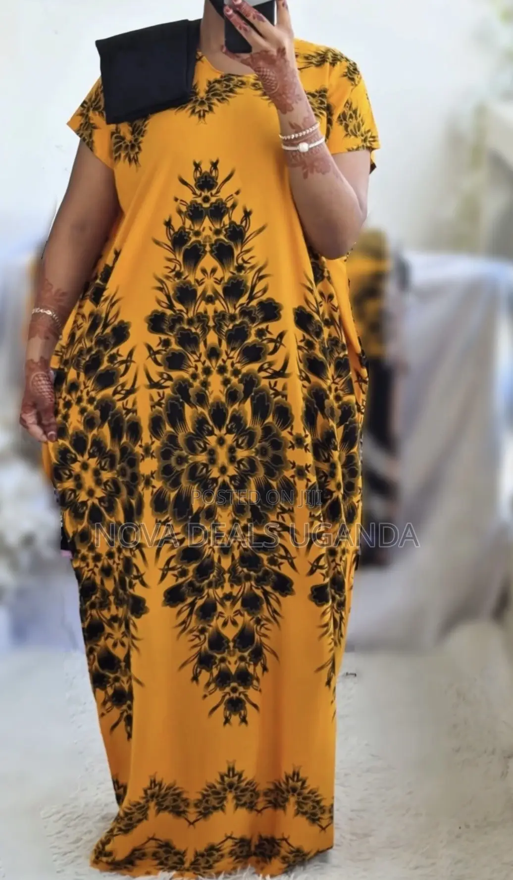 Stylish Ladies Kaftan Dera Dress With Scarf