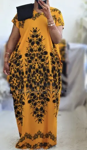 Stylish Ladies Kaftan Dera Dress With Scarf