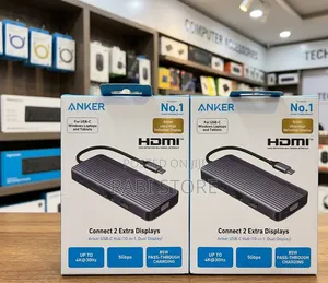 USB C Hub, Dual Display Type C Hub (10-in-1), at 30Hz HDMI Display,