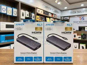 USB C Hub, Dual Display Type C Hub (10-in-1), at 30Hz HDMI Display,