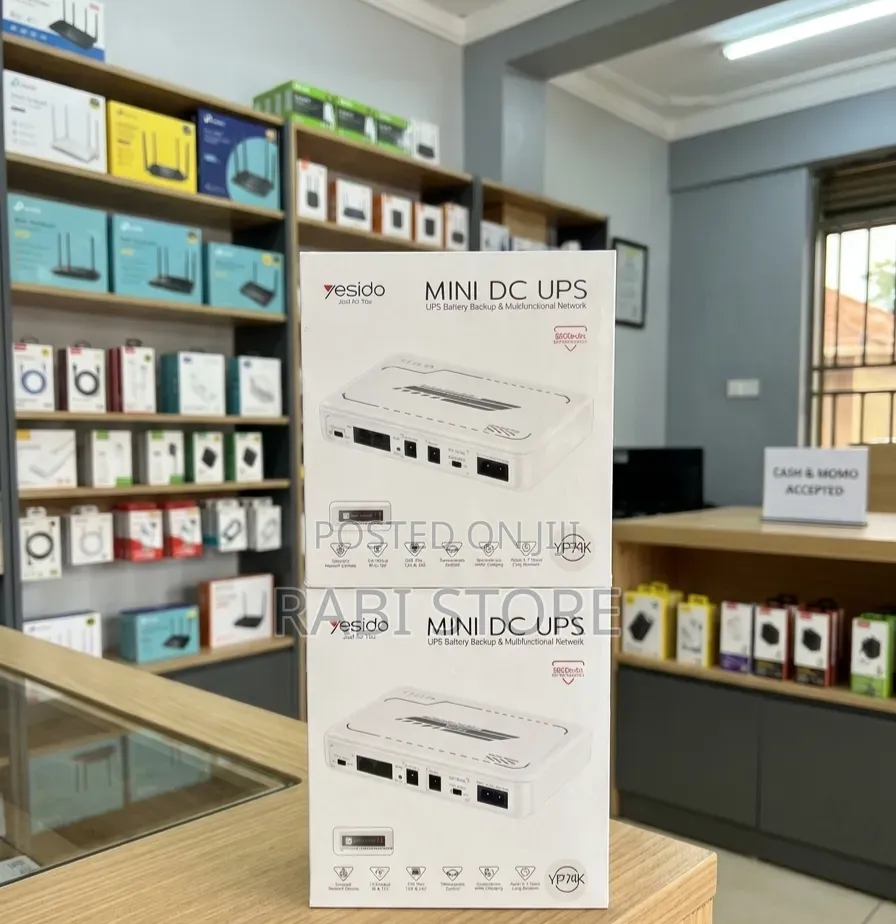 Mini DC UPS Battery Backup and Multifunction Network 8800mah