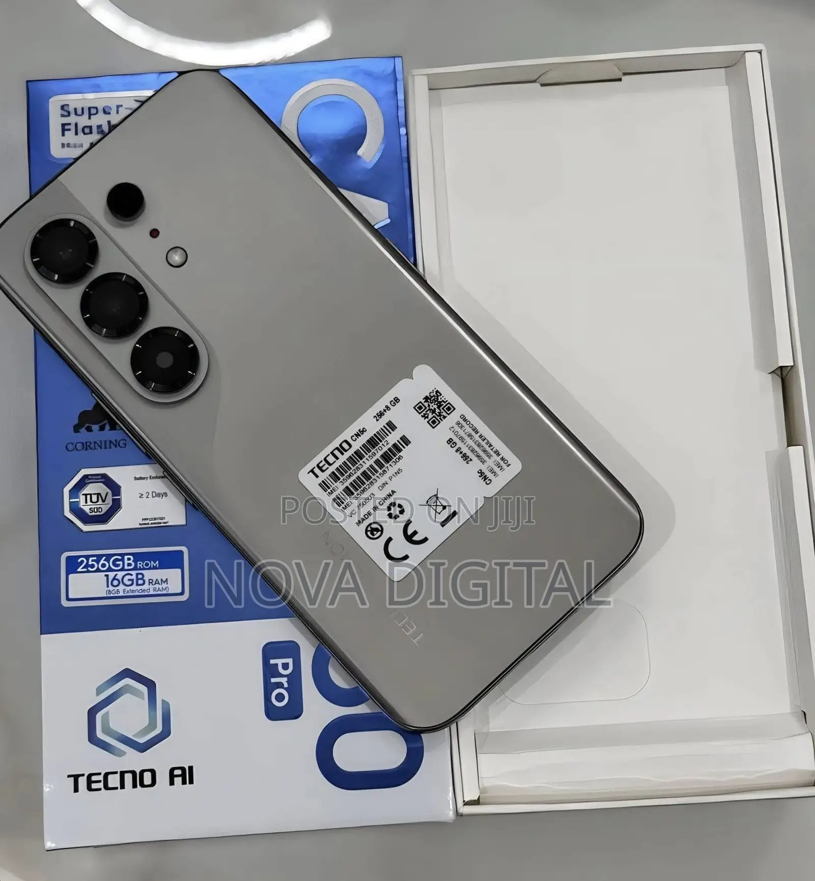New Tecno Camon 50 Pro 256 GB Gray
