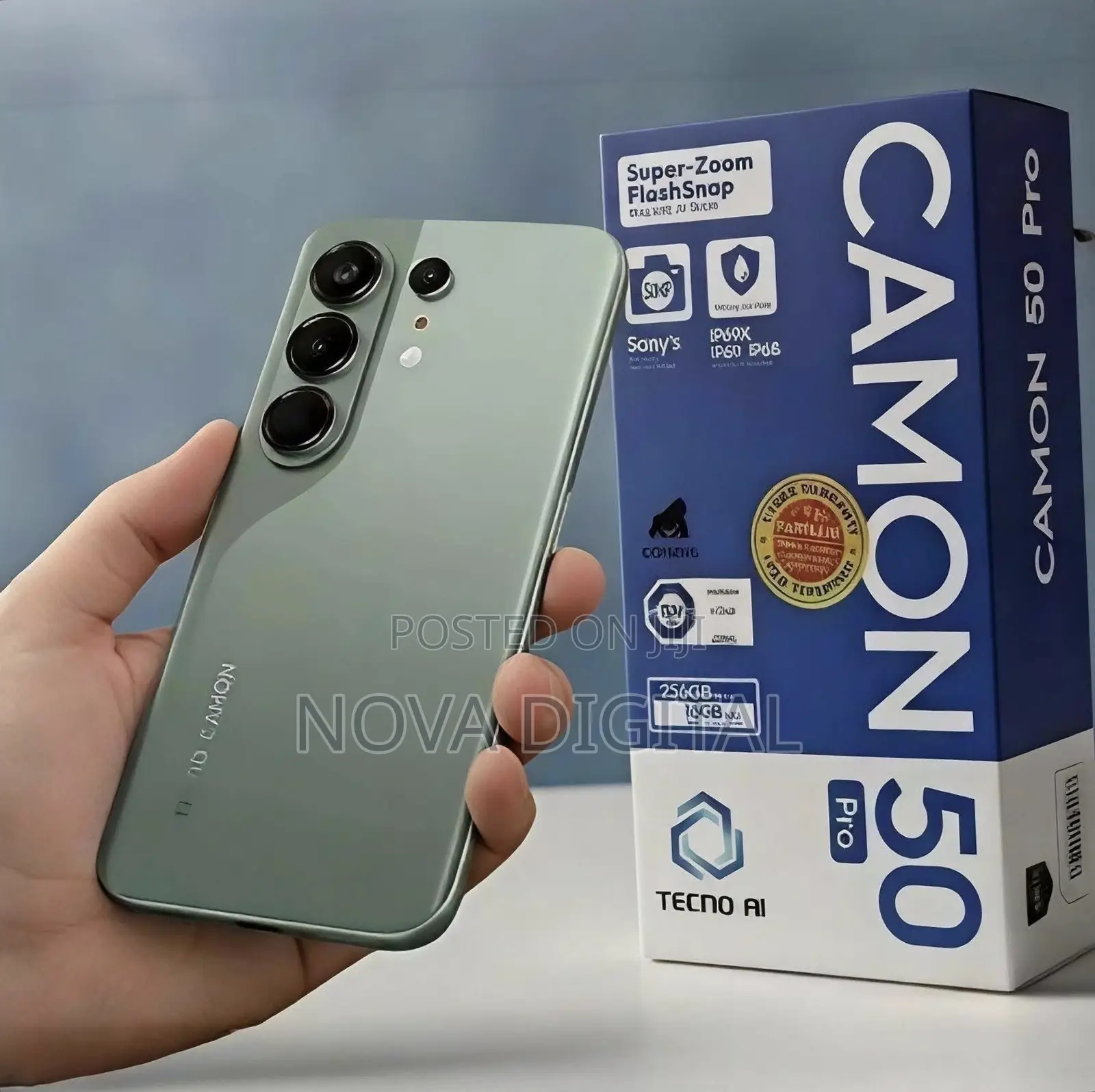 New Tecno Camon 50 Pro 256 GB Gray