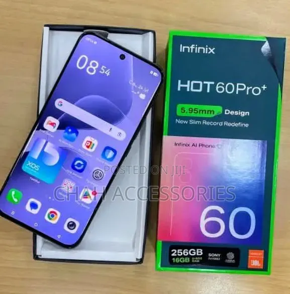 New Infinix Hot 60 Pro+ 256 GB Black