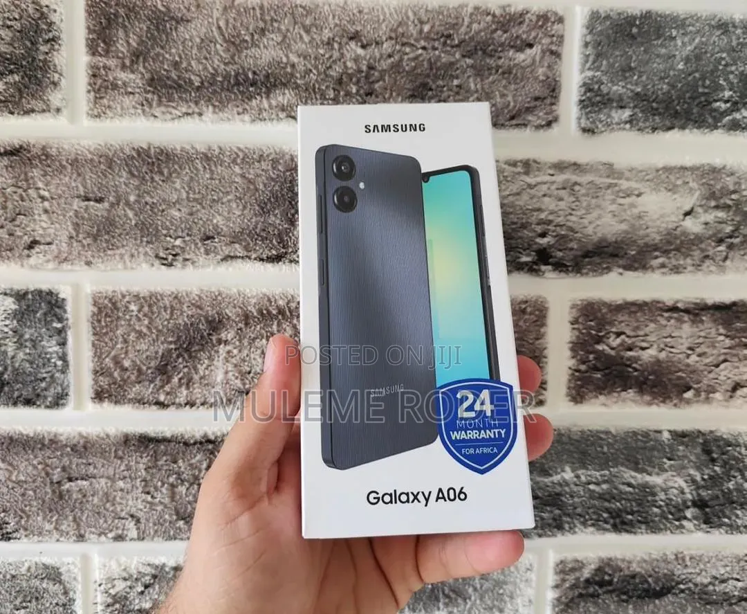 New Samsung Galaxy A06 128 GB Black