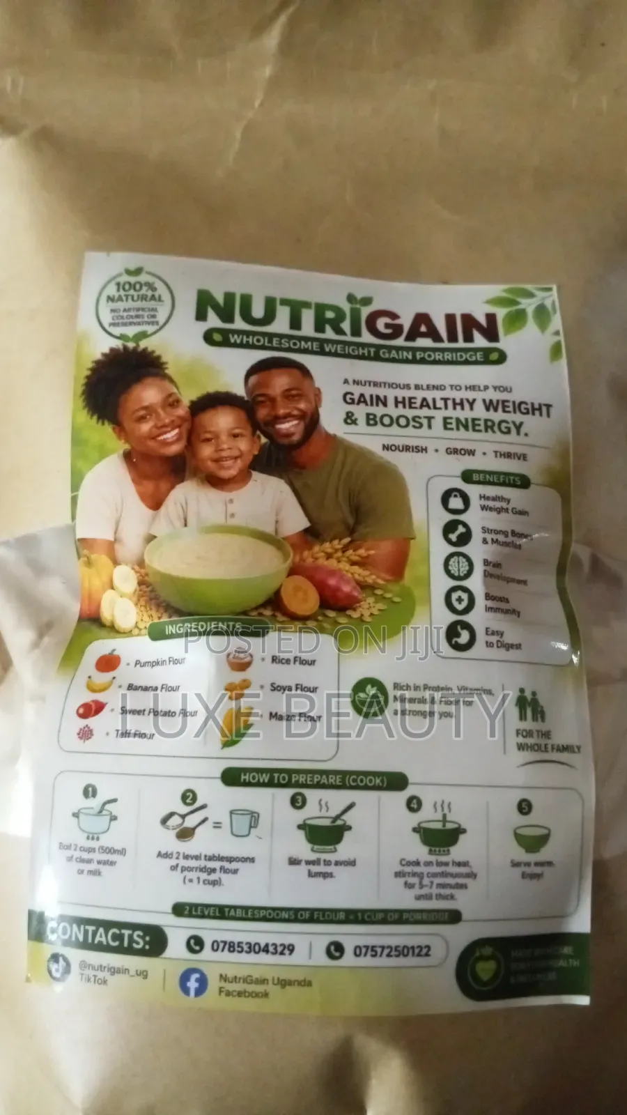 Nutrious Family Healthy Porridge Flour for All Ages